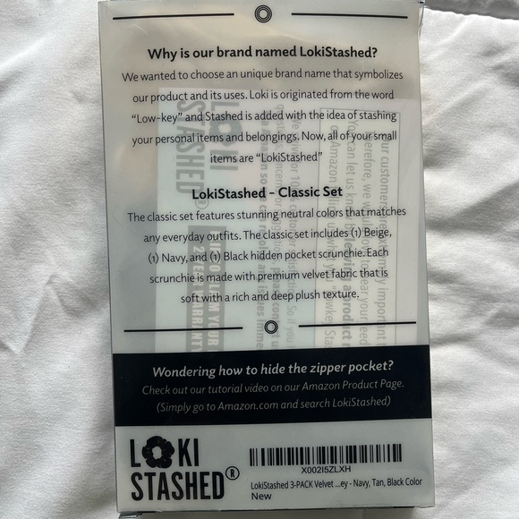 Loki stashed scrunchies with pockets - Picture 2 of 2